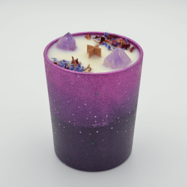 Krystalová svíčka s opálem 2 - Svíčky Dória