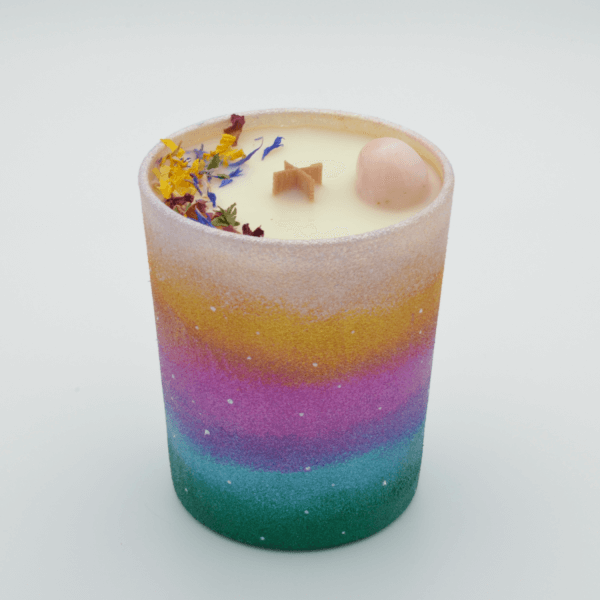 Krystalová svíčka s opálem - Svíčky Dória