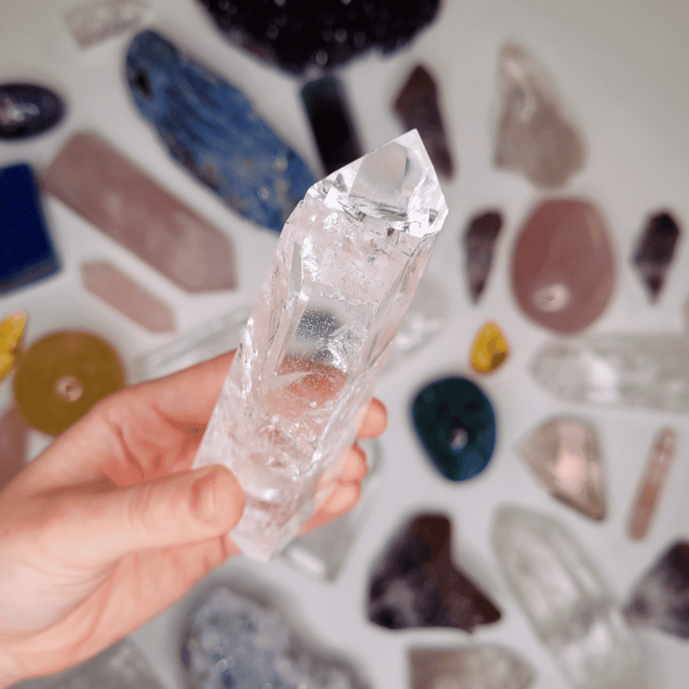 Krystaly a svíčky Dória - křišťálová špička IV 3
